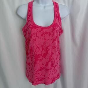 Stella Elyse Neon Pink Racerback Tank Top Size L/XL